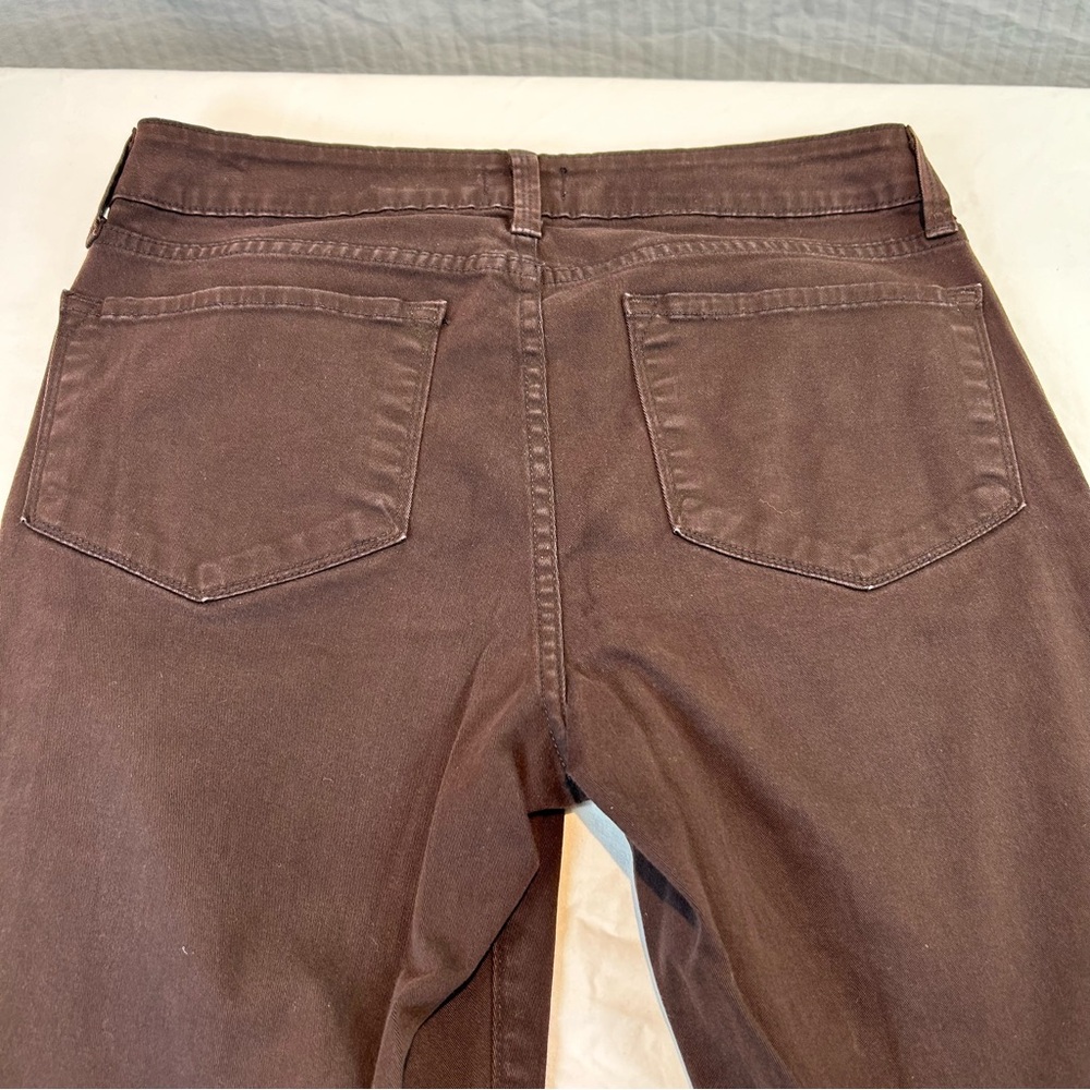 NYDJ Sz 8 AMI Skinny Jeans in Chocolate Brown - Picture 6 of 14